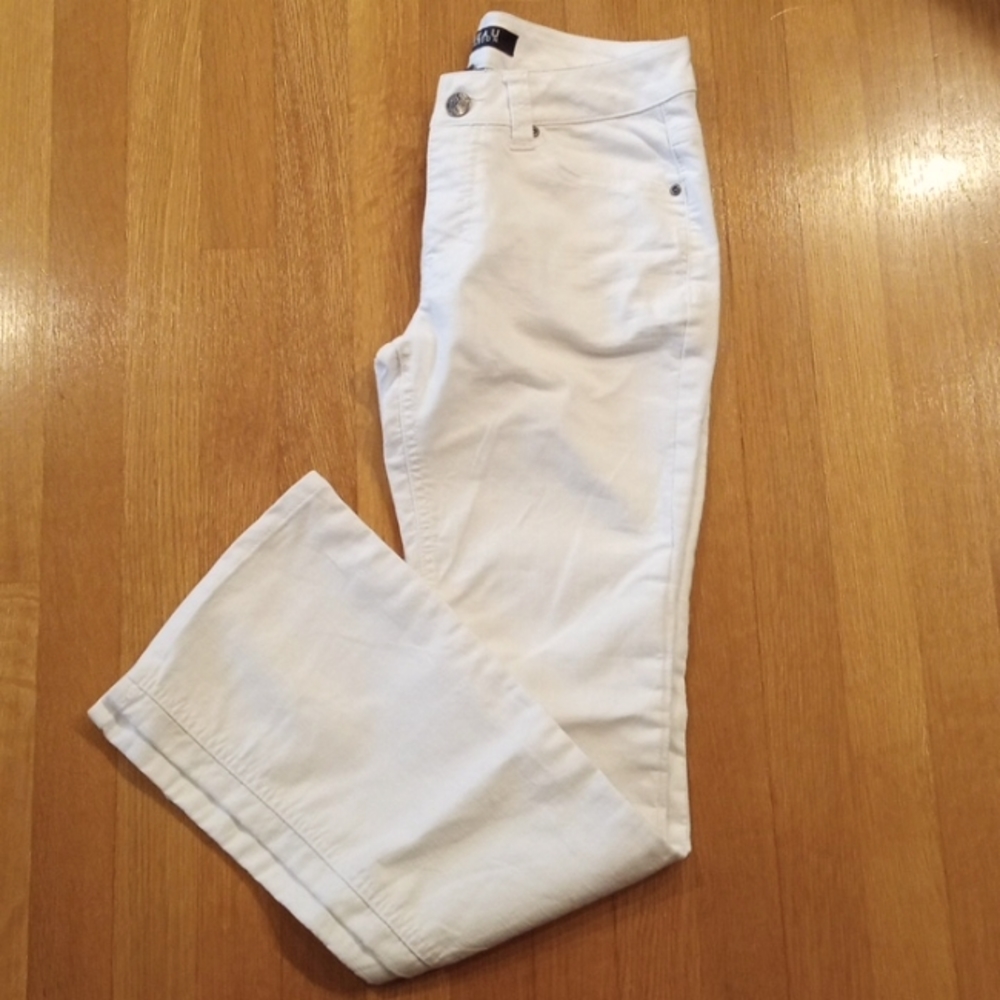 White Straight Leg Women's Jeans 6